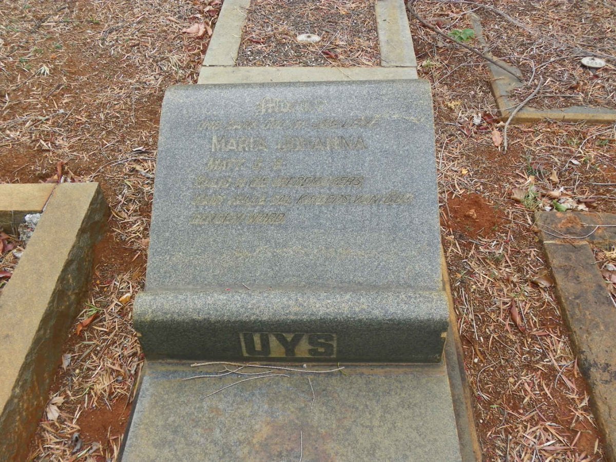UYS Maria Johanna
