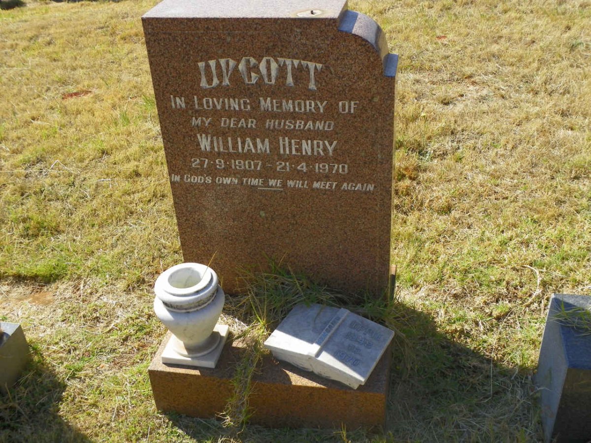 UPCOTT William Henry 1907-1970