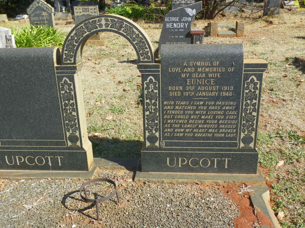 UPCOTT Eunice 1913-1946