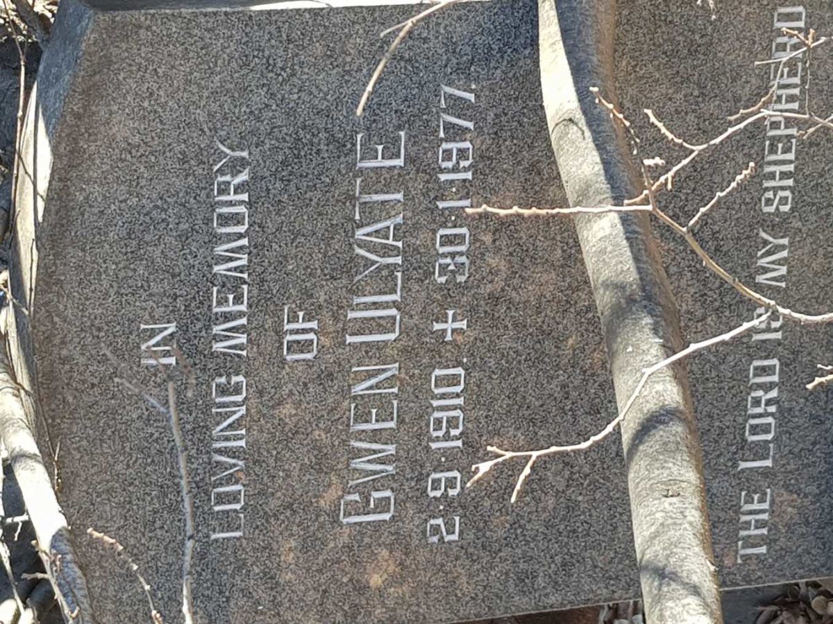 ULYATE Gwen 1910-1977