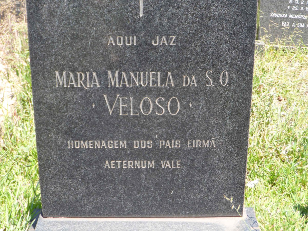 VELOSO Maria Manuela da S.O.