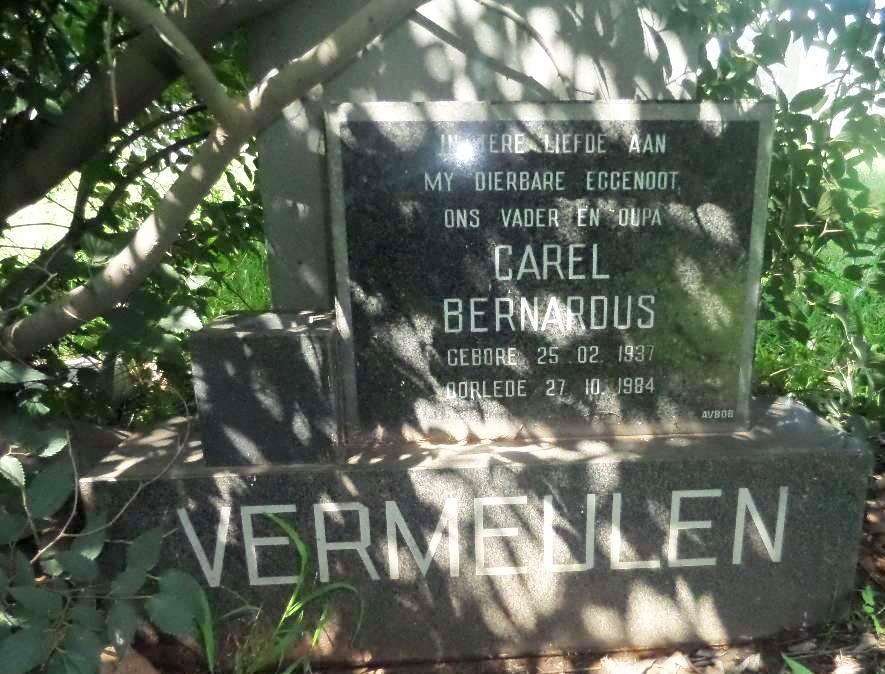 VERMEULEN Carel Bernardus 1937-1984