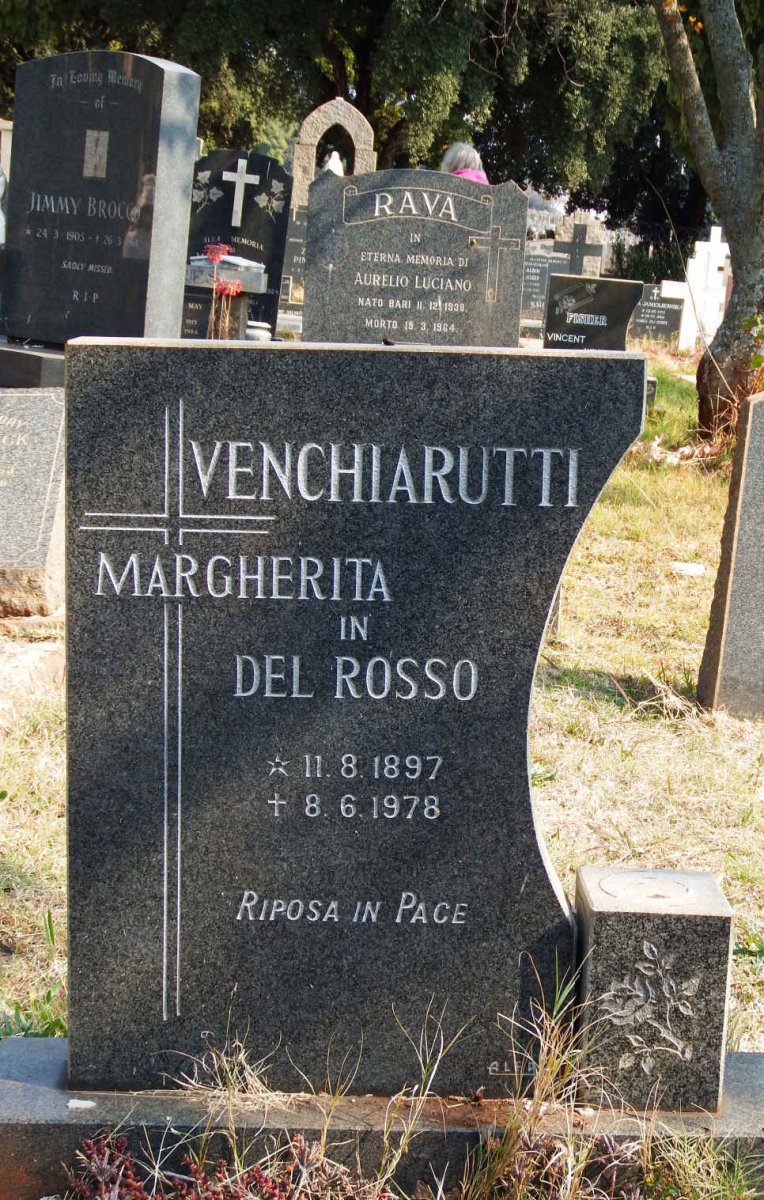VENCHIARUTTI Margherita In Del Rosso 1897-1978