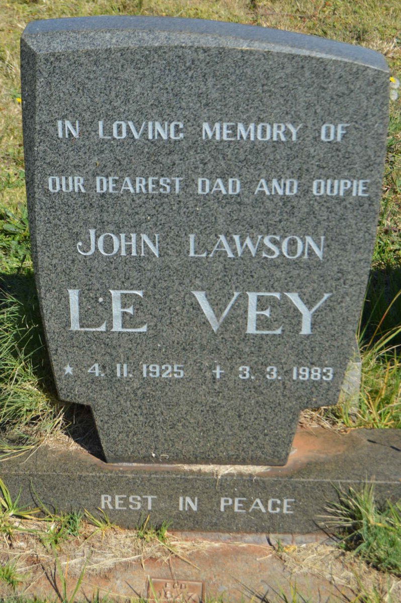 VEY John Lawson, le 1925-1983