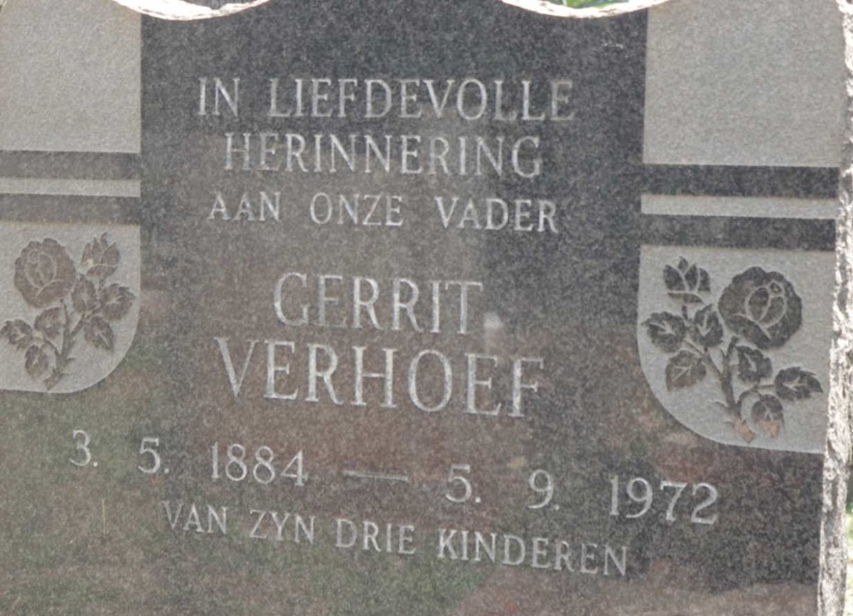 VERHOEF Gerrit 1884-1972