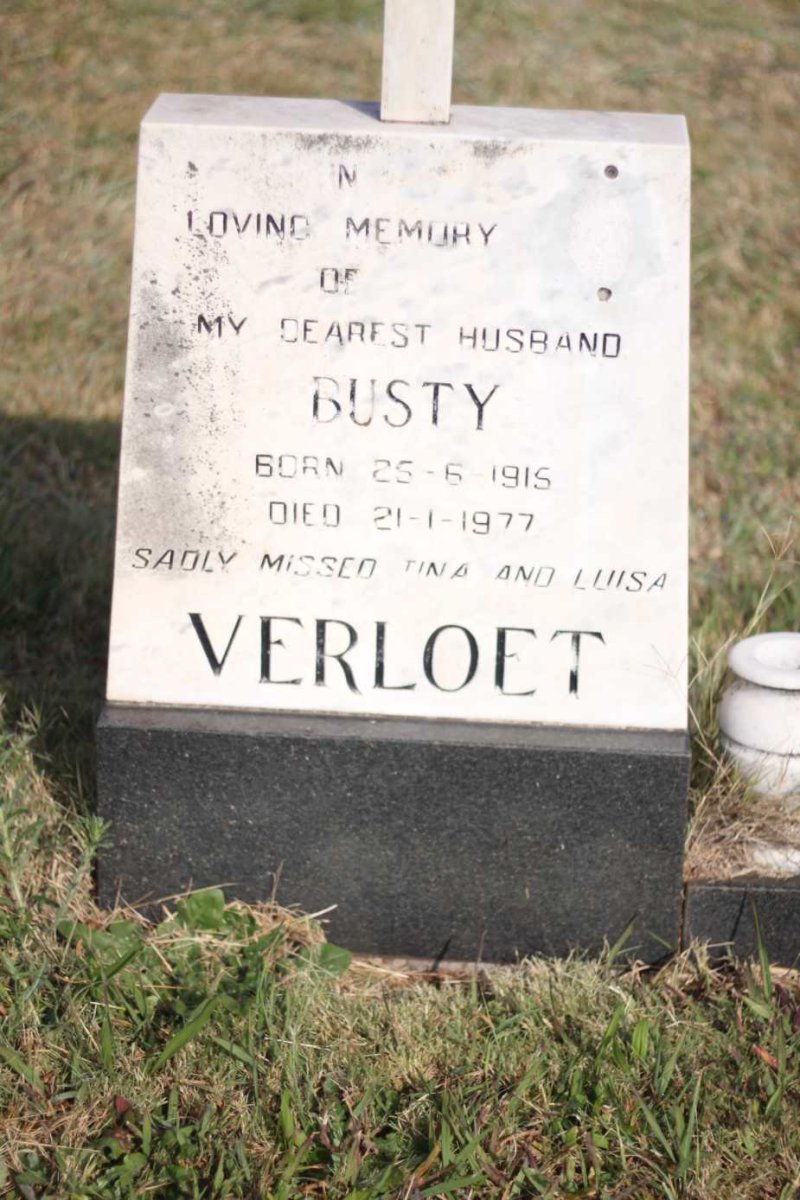 VERLOET Busty 1915-1977