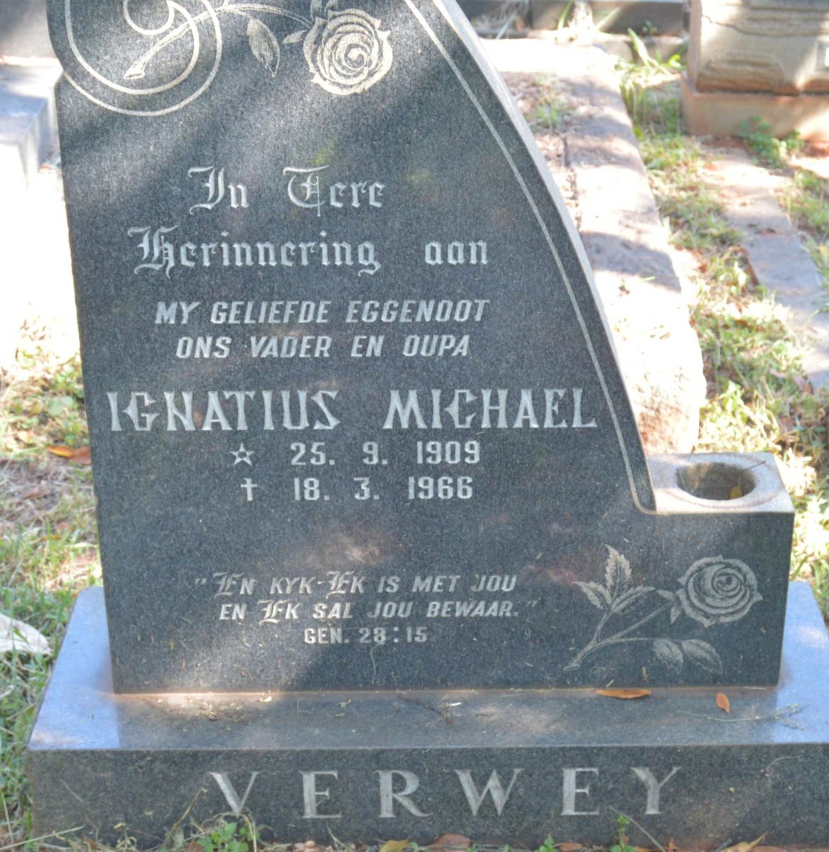 VERWEY Ignatius Michael 1909-1966