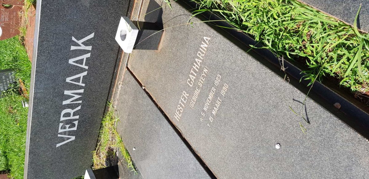 VERMAAK Hester Catharina nee STEYN 1923-1990