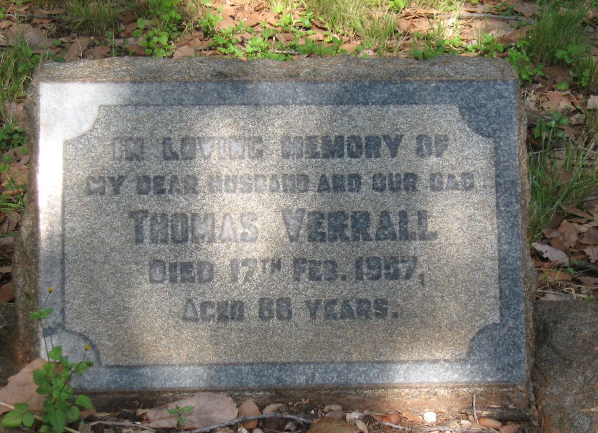 VERRALL Thomas -1957