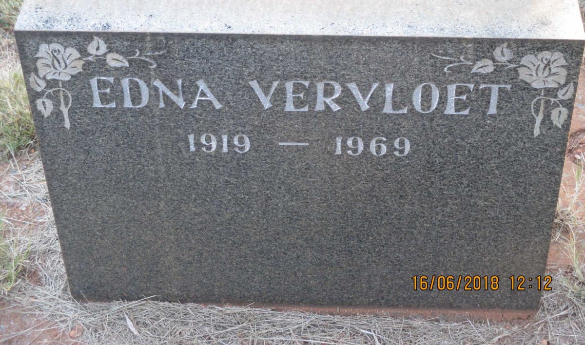 VERVLOET Edna 1919-1969
