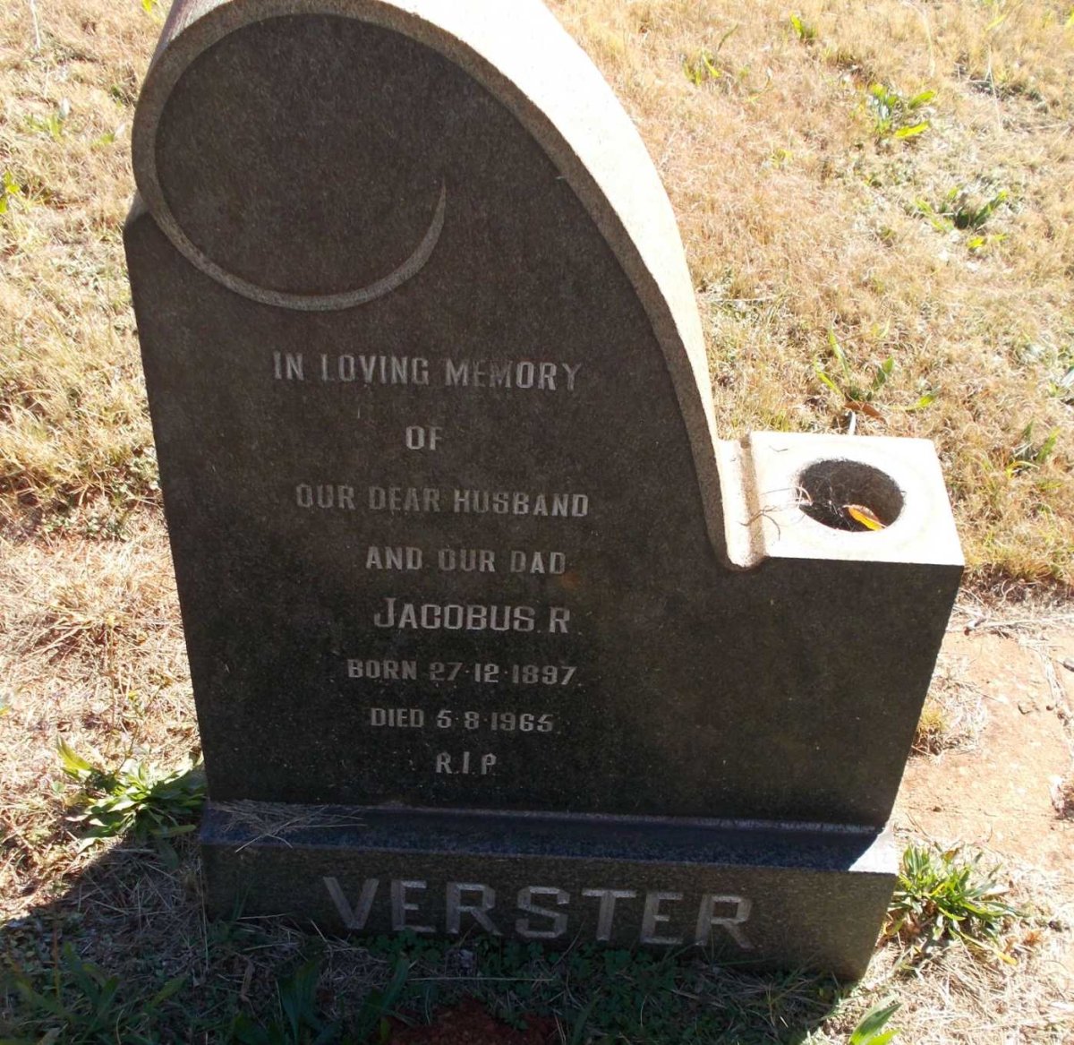 VERSTER Jacobus R. 1897-1965