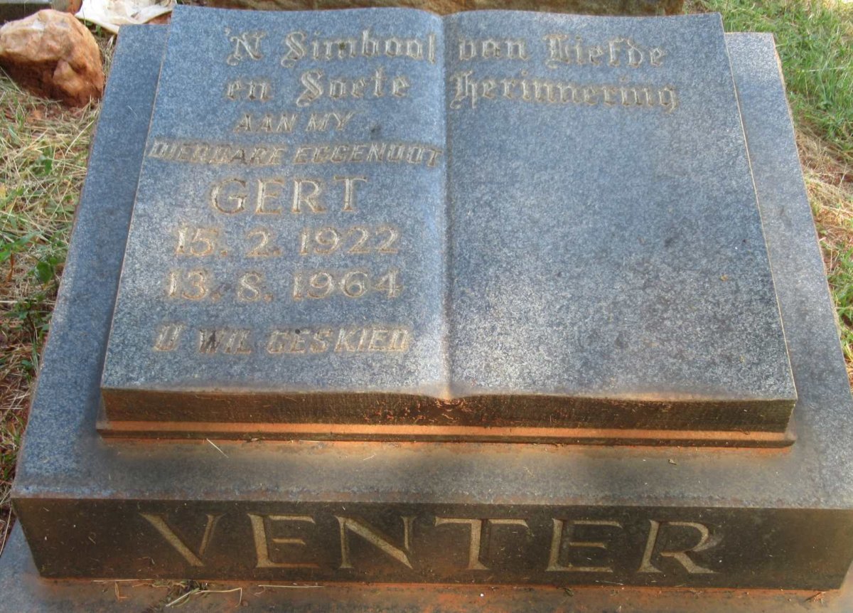VENTER Gert 1922-1964