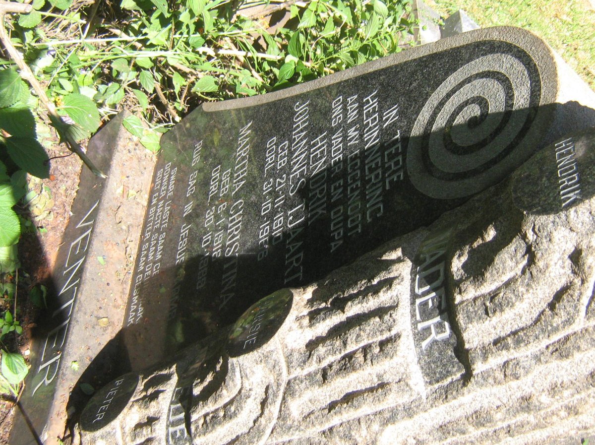 VENTER Hendrik Johannes Tjaart 1910-1966 &amp; Martha Christina 1918-1989