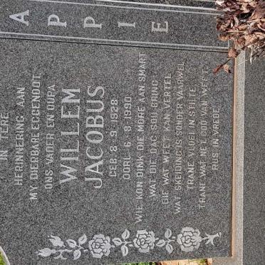 VENTER Willem Jacobus 1928-1990