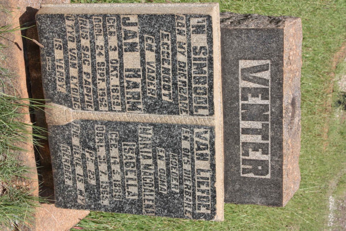 VENTER Jan Harm 1889-1952 &amp; Maria Magdalena Isabella 1889-1965