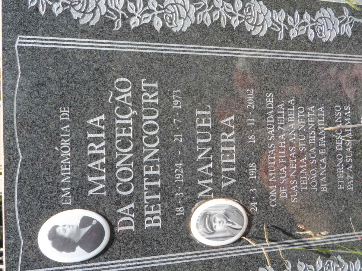 VIEIRA Manuel 1918-2002 &amp; Maria Da Conceicao Bettencourt 1924-1973