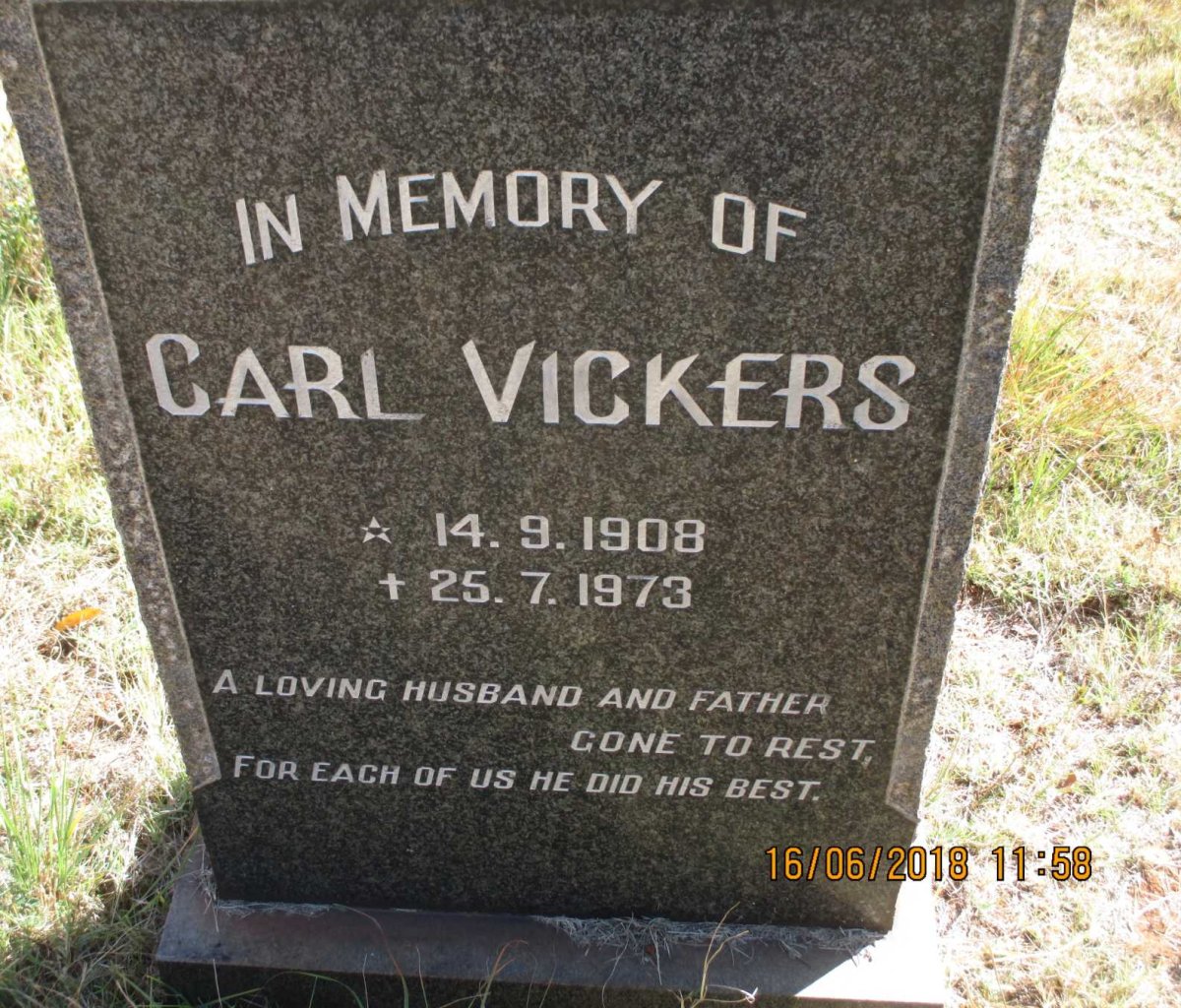 VICKERS Carl 1908-1973