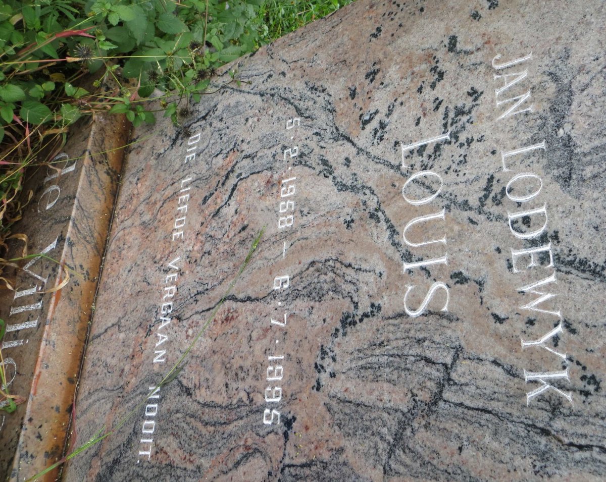 VILLIERS Jan Lodewyk Louis, de 1958-1995