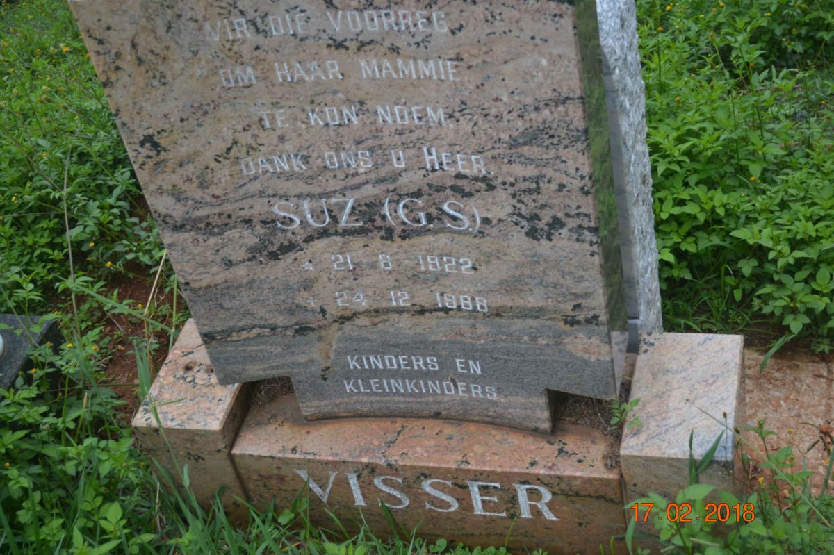 VISSER G.S. 1922-1988