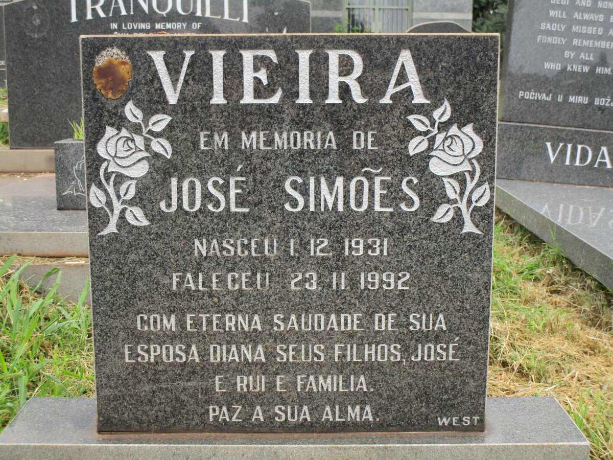 VIEIRA Jose Simoes 1931-1992