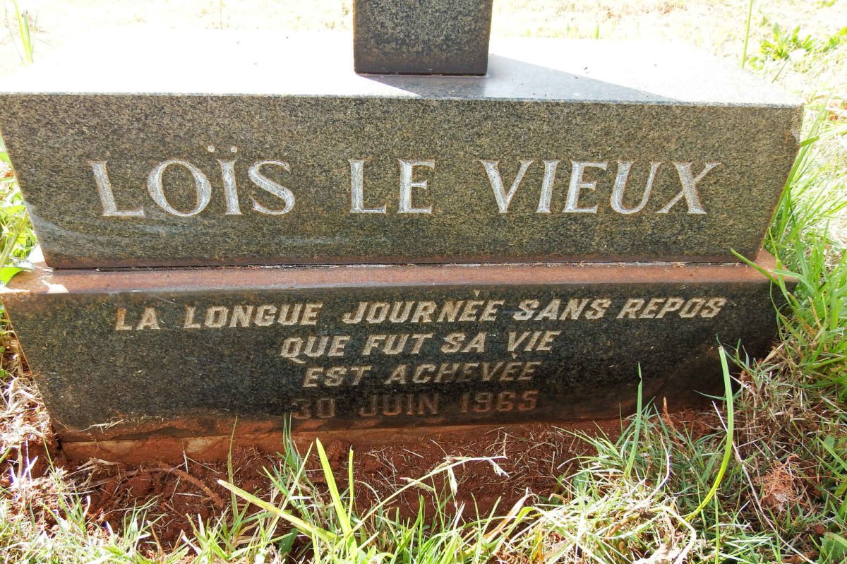 VIEUX Lois, le -1965