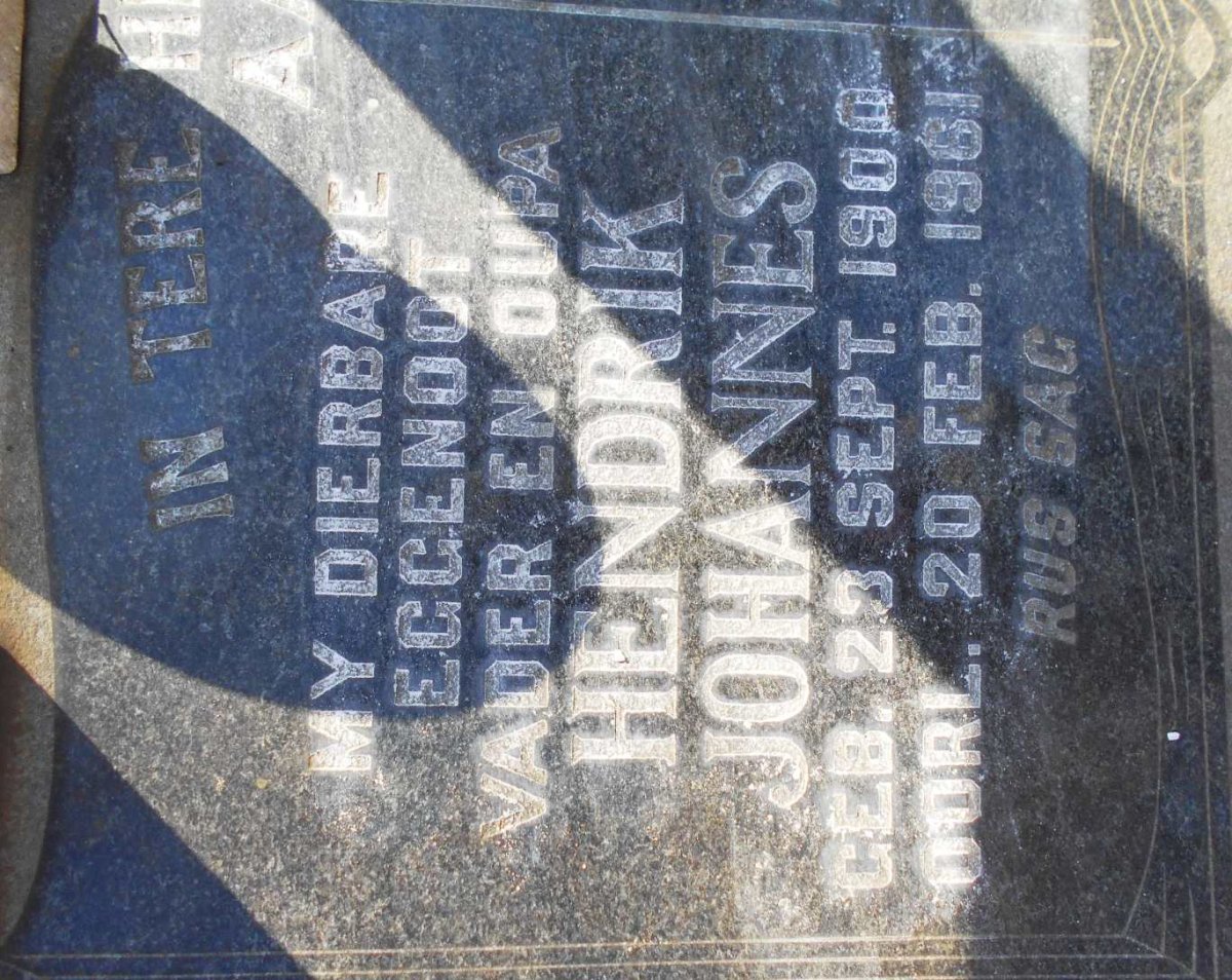 VICTOR Hendrik Johannes 1900-1961 &amp; Cornelia Francina 1903-1991