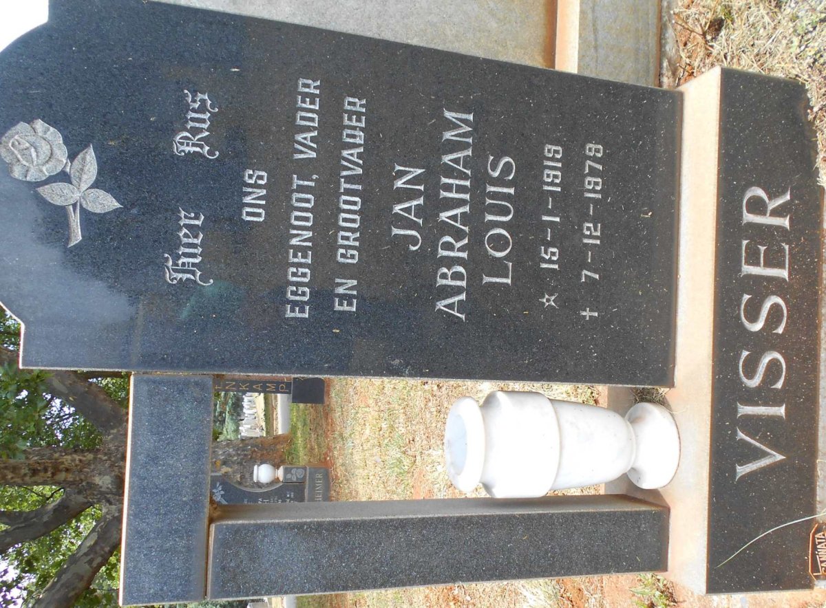 VISSER Jan Abraham Louis 1919-1979