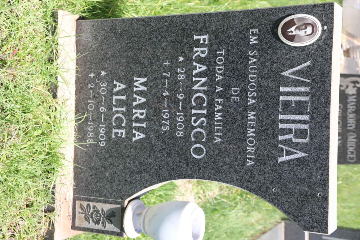 VIEIRA Francisco 1908-1975 &amp; Maria Alice 1909-1988