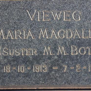 VIEWEG Maria Magdalena 1913-1963