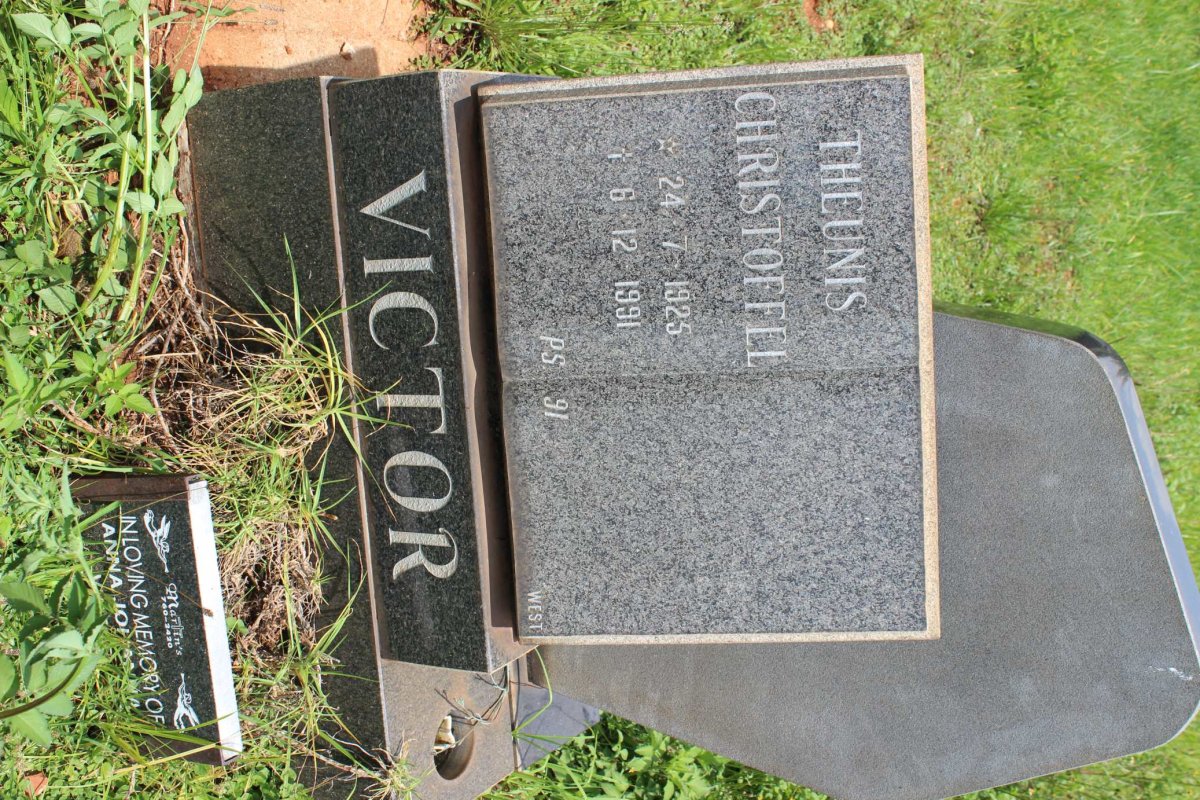 VICTOR Theunis Christoffel 1925-1991