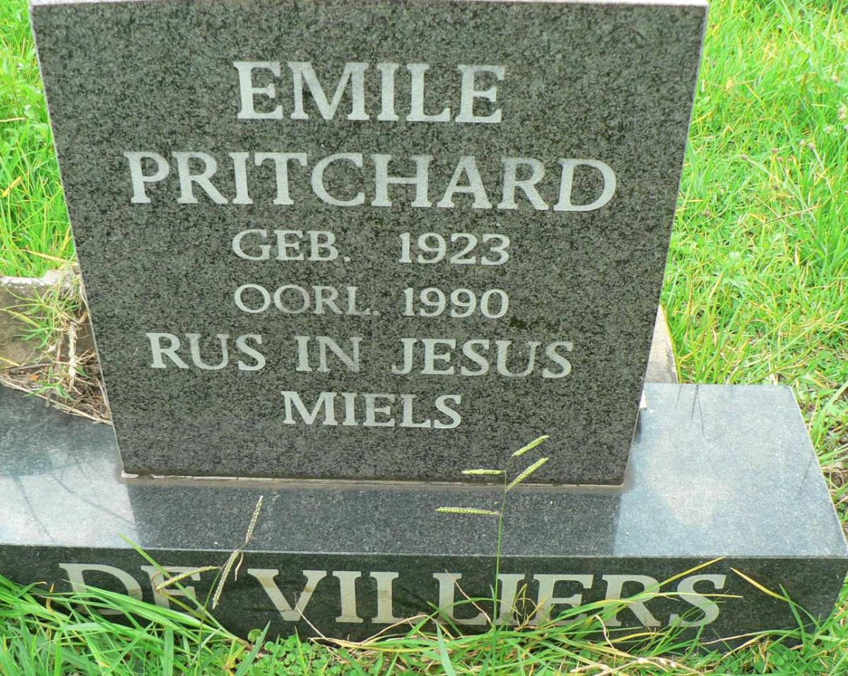 VILLIERS Emile Pritchard, de 1923-1990