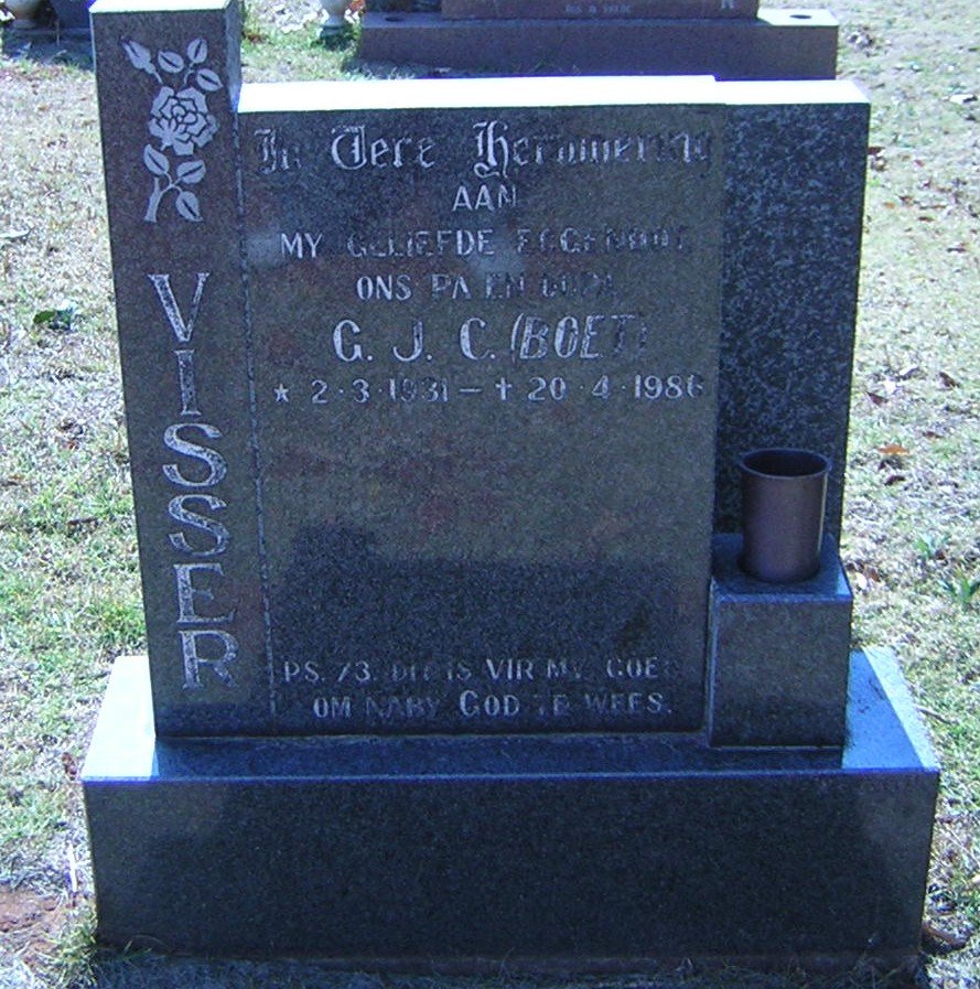 VISSER G.J.C. 1931-1986
