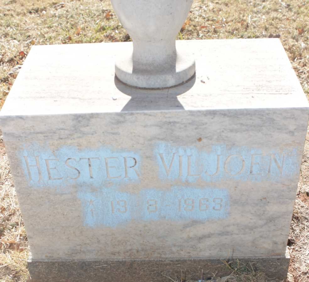 VILJOEN Hester 1963-1963
