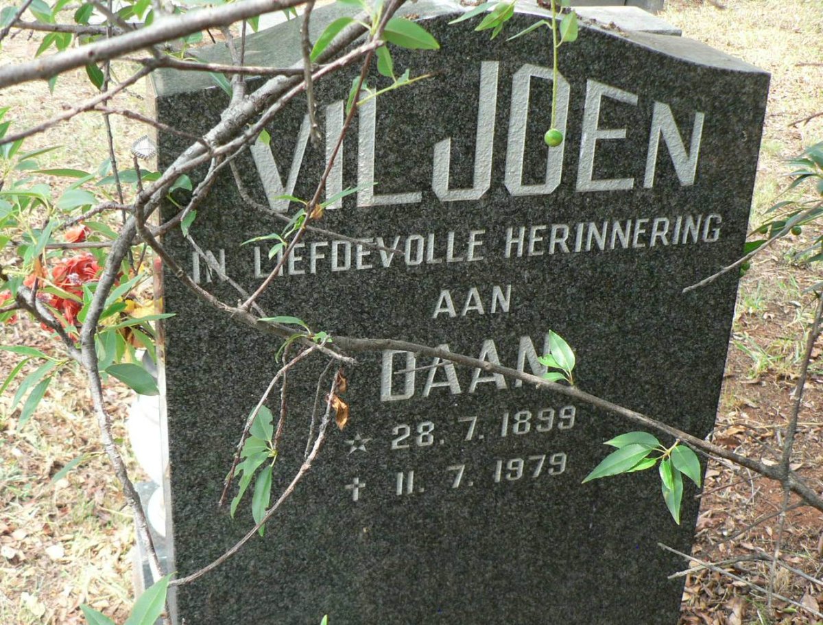 VILJOEN Daan 1899-1979