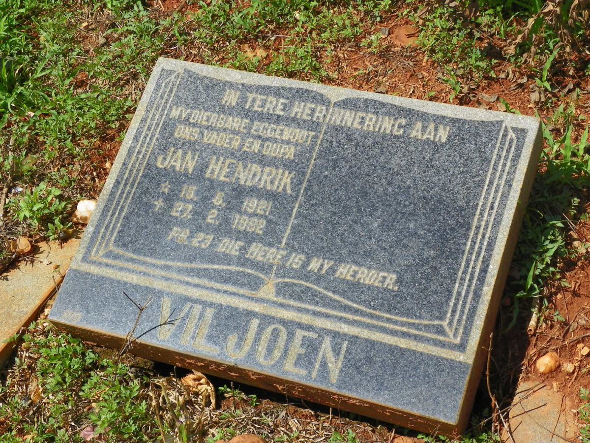VILJOEN Jan Hendrik 1921-1992