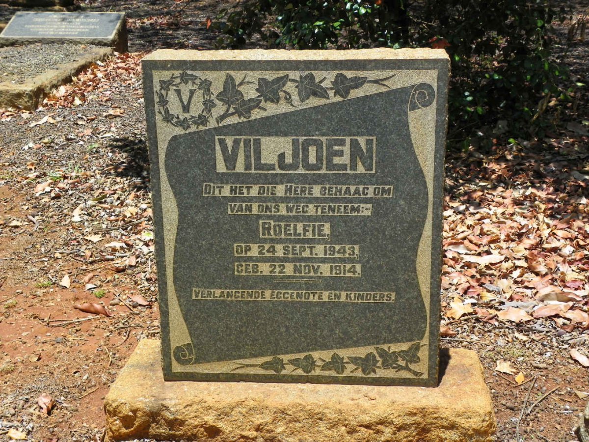 VILJOEN Roelfie 1914-1943