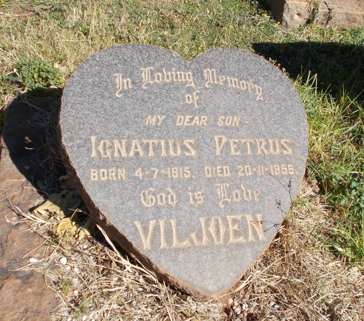 VILJOEN Ignatius Petrus 1915-1956