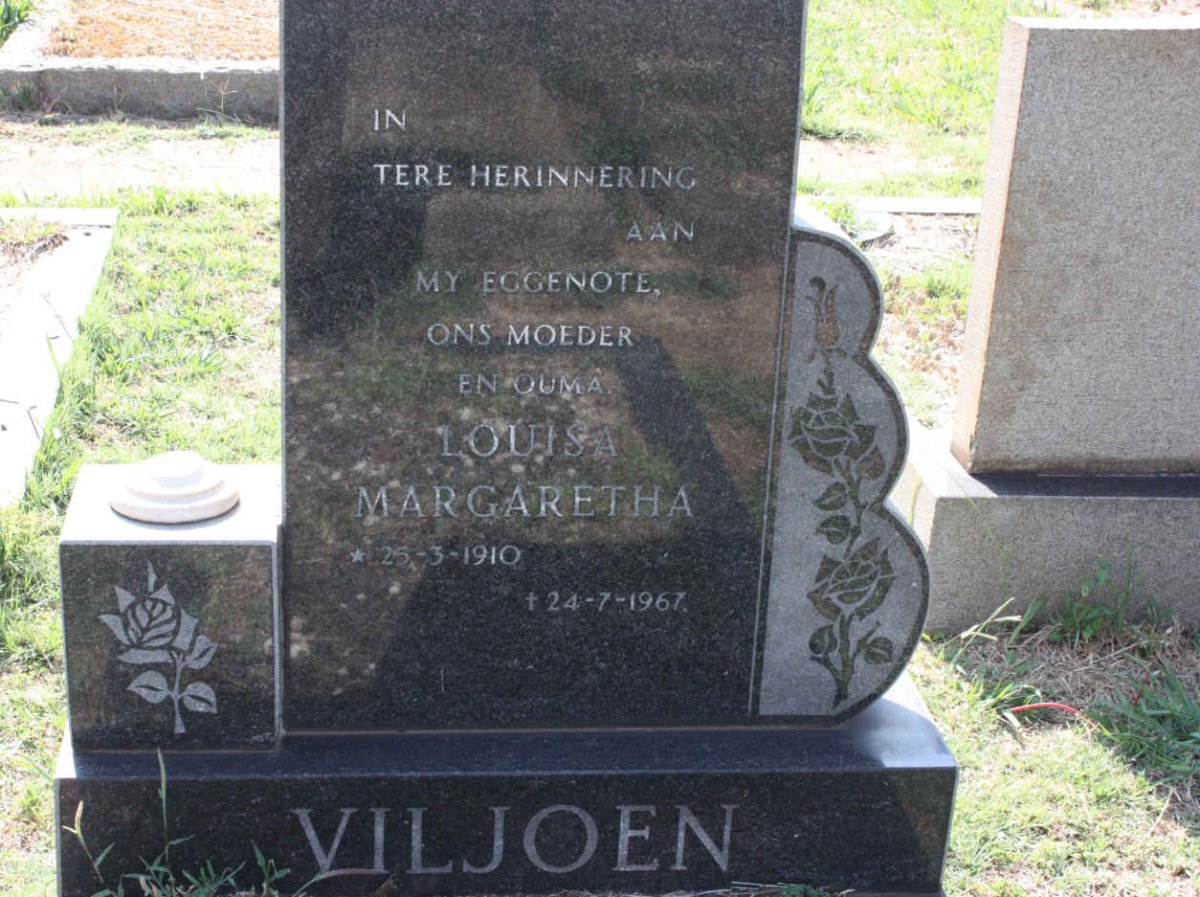VILJOEN Louisa Margaretha 1910-1967