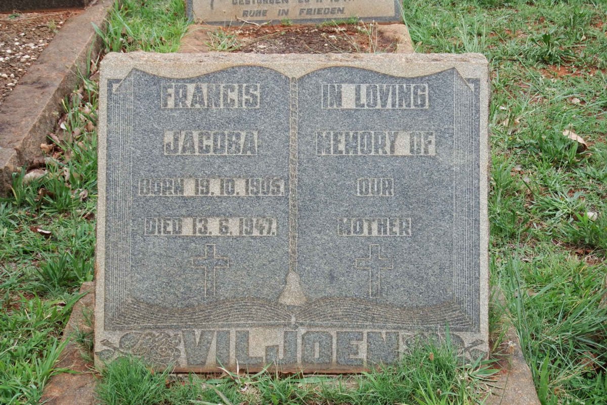 VILJOEN Francis Jacoba 1905-1947