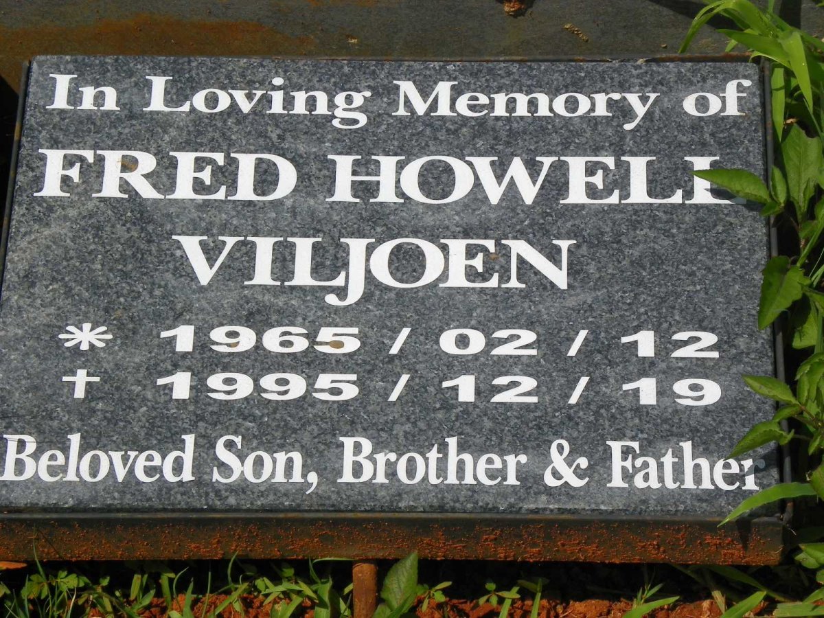 VILJOEN Fred Howell 1965-1995