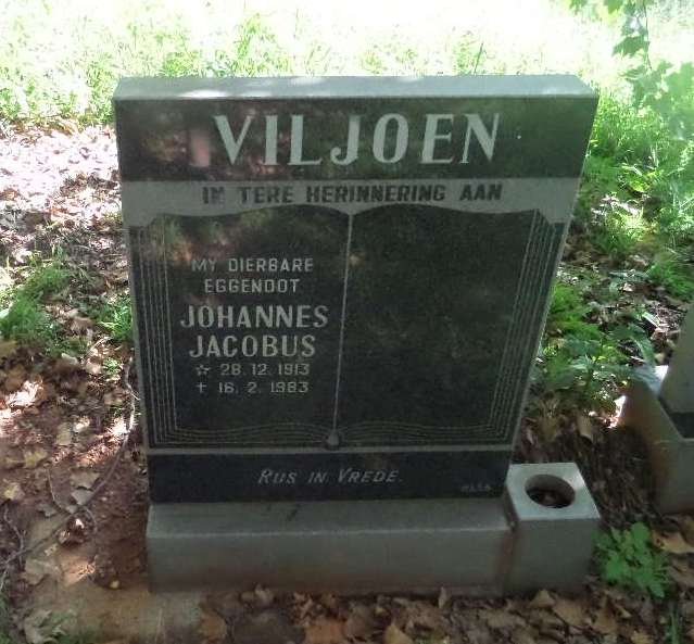 VILJOEN Johannes Jacobus 1913-1983