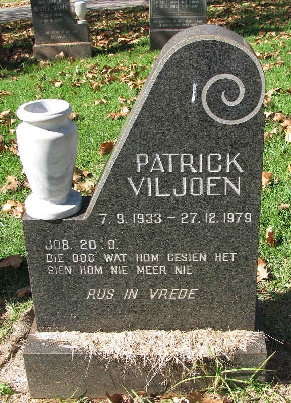 VILJOEN Patrick 1933-1979
