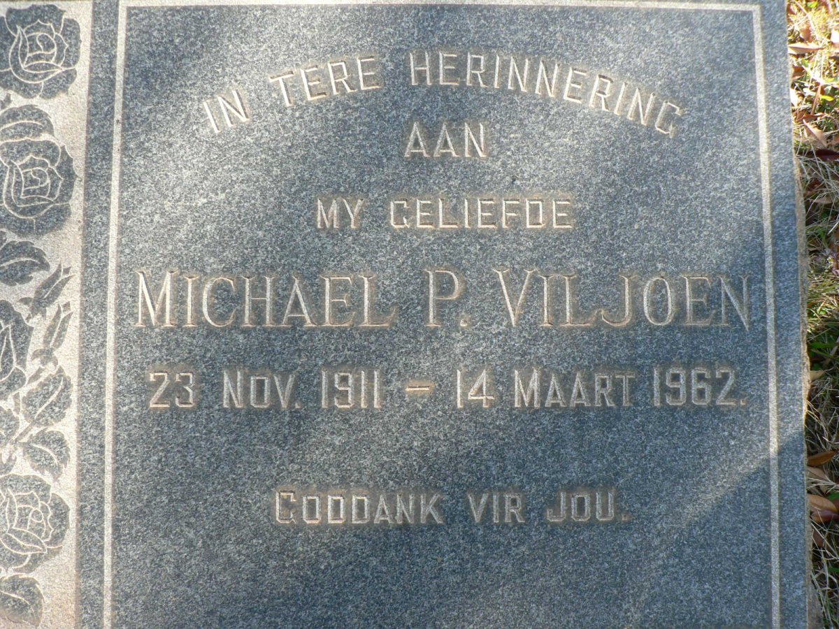 VILJOEN Michael P. 1911-1962