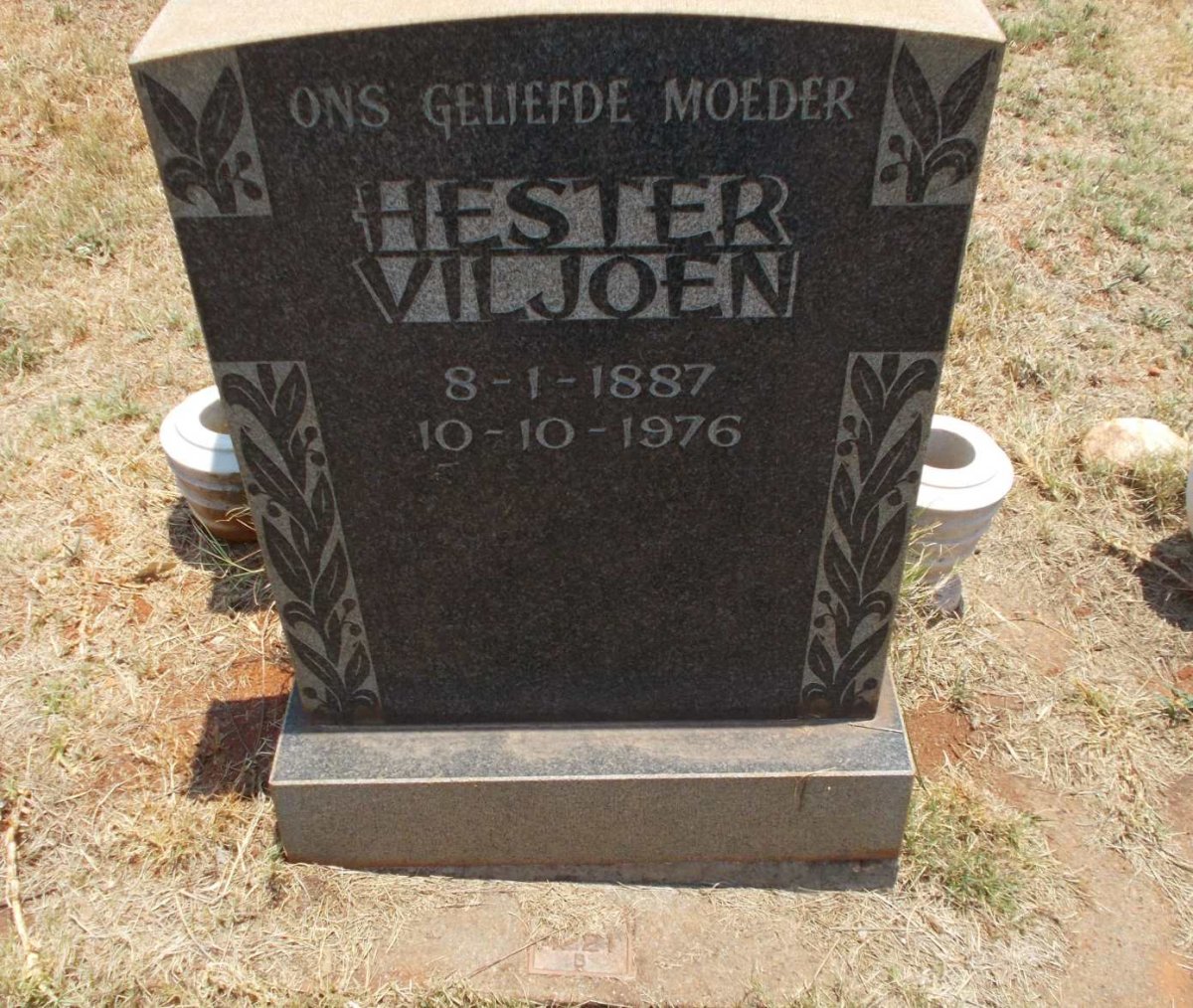 VILJOEN Hester 1887-1976