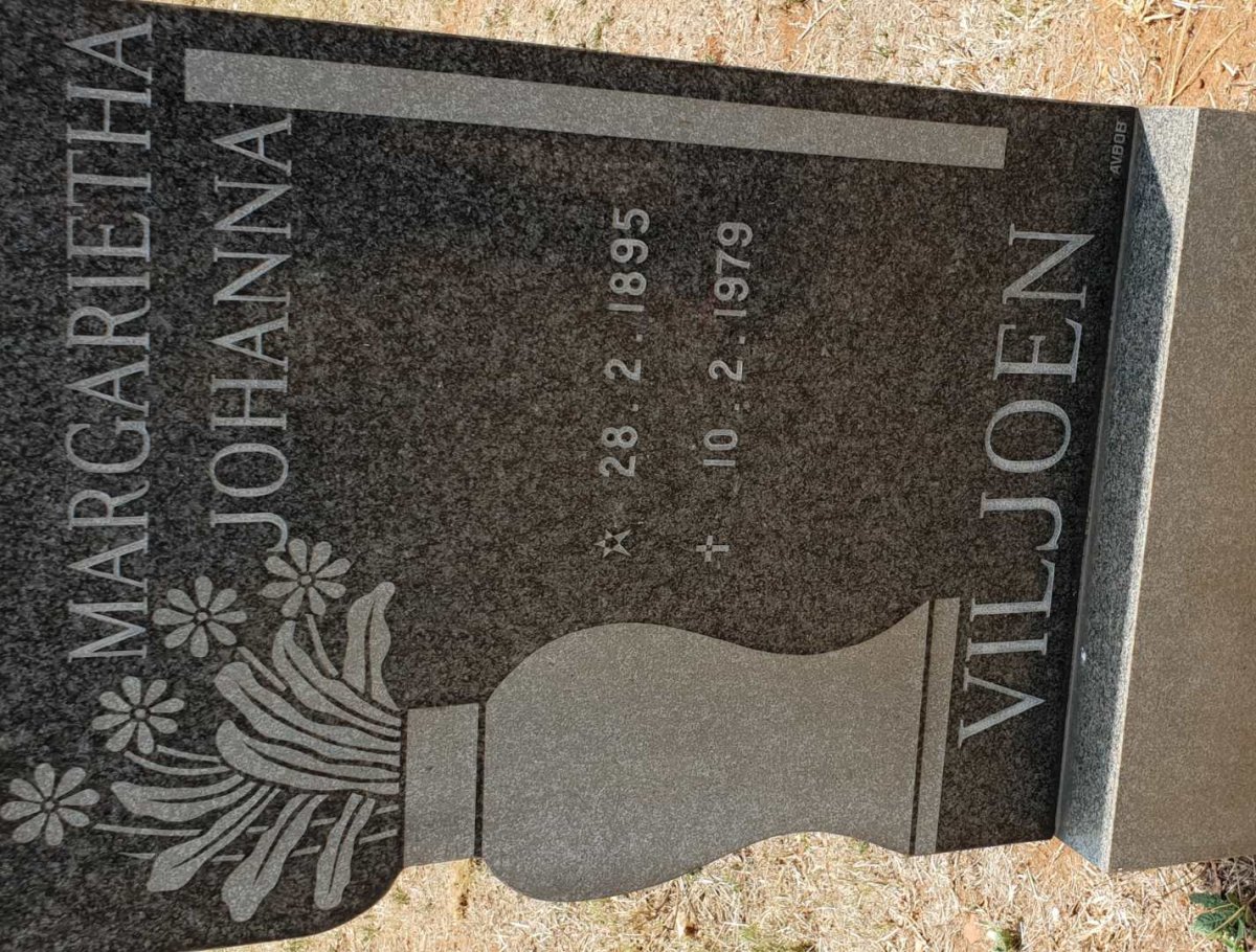 VILJOEN Margarietha Johanna 1895-1979