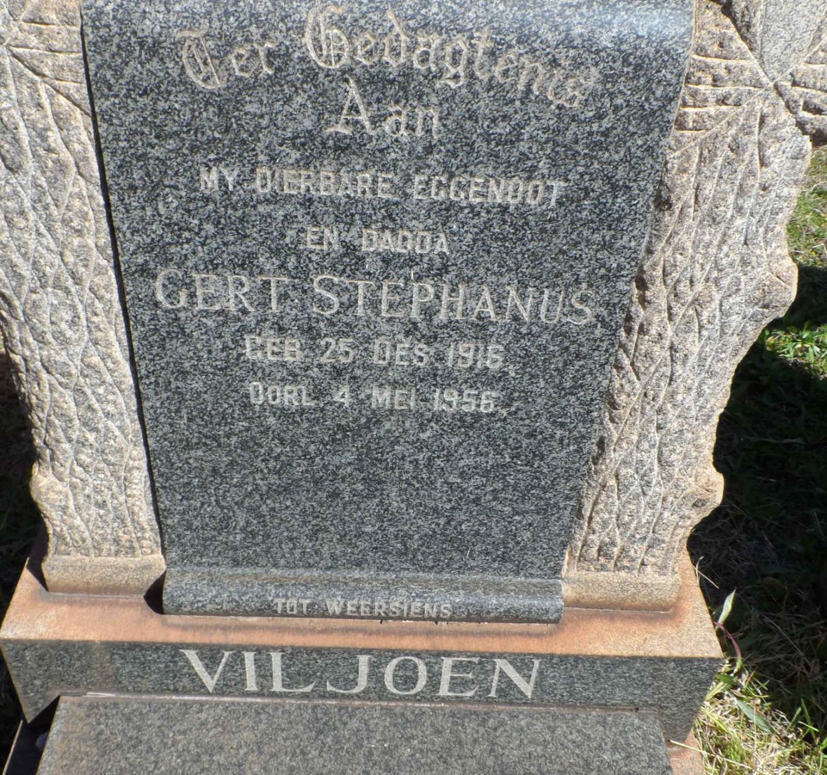 VILJOEN Gert Stephanus 1916-1956