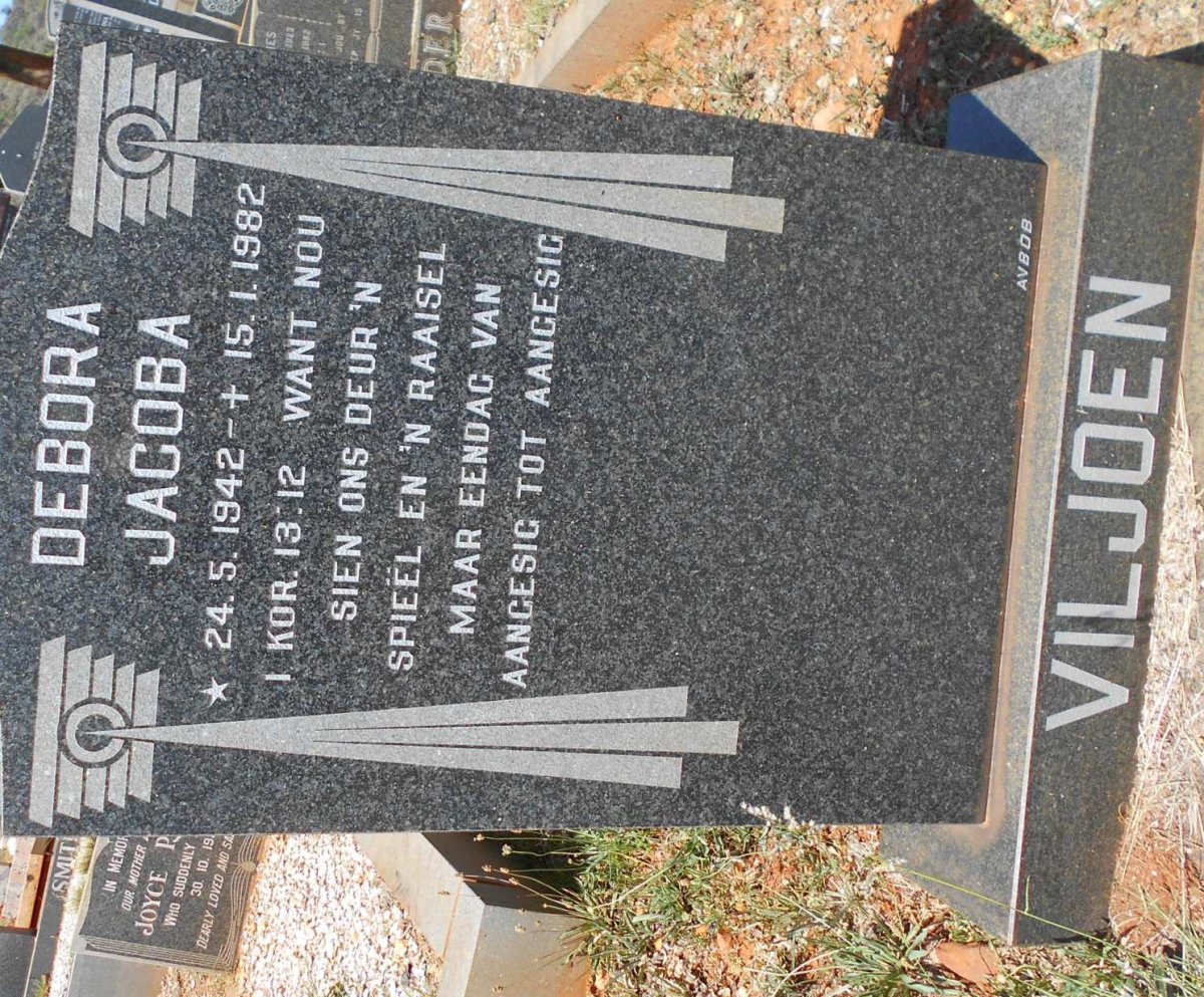 VILJOEN Debora Jacoba 1942-1982