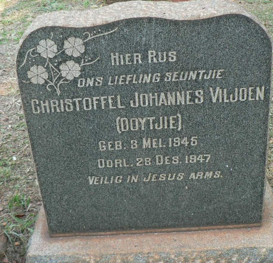 VILJOEN Christoffel Johannes 1945-1947
