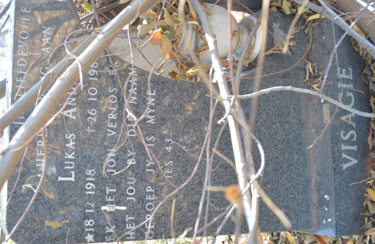 VISAGIE Lukas Andries 1918-1981