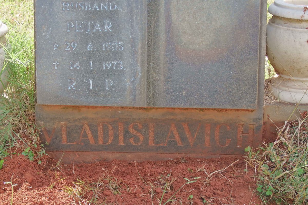 VLADISLAVICH Petar 1905-1933
